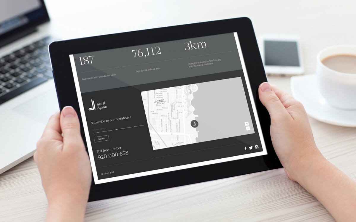 Saudi Ajdan real estate website