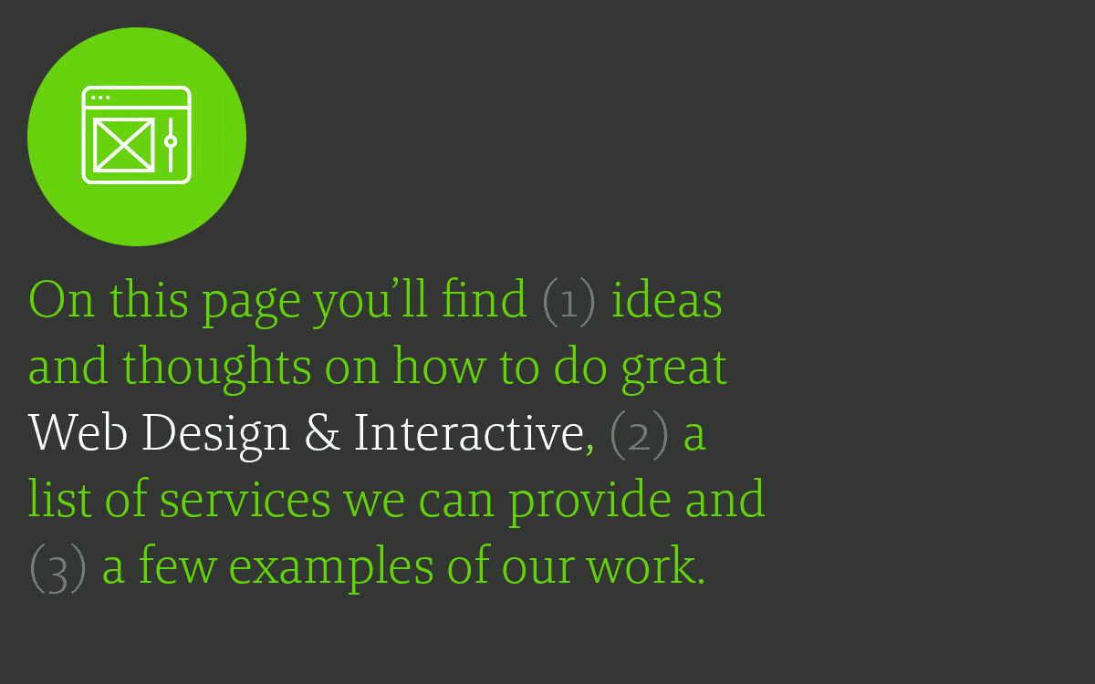 leading web design agency guide to our services