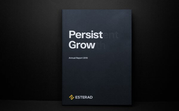 Esterad Annual Report 2019 cover