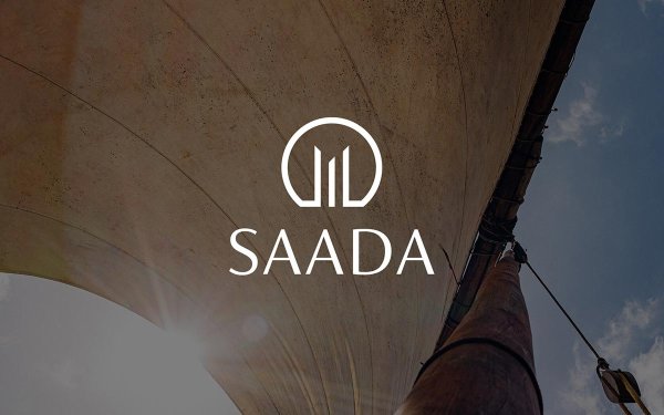 Saada brand identity hero image.